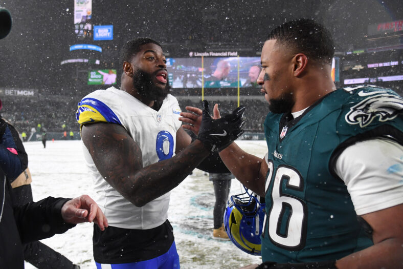 Los Angeles Rams HC Lost It On Rookie, 'Stop That.' 'We Don’t Do That Here' 3 NFL: NFC Divisional Round-Los Angeles Rams at Philadelphia Eagles