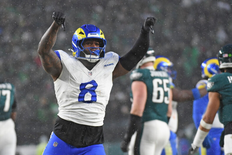 Los Angeles Rams Star Makes Unique Request, Asked Thousands Of Times 3 NFL: NFC Divisional Round-Los Angeles Rams at Philadelphia Eagles