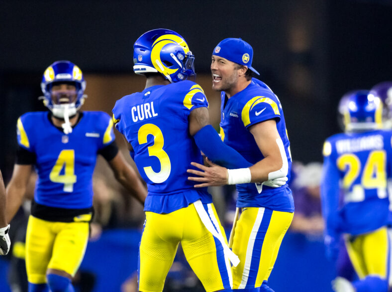 Los Angeles Rams QB Gets 'Lucky' With New Roster Addition 3 NFL: NFC Wild Card Round-Minnesota Vikings at Los Angeles Rams