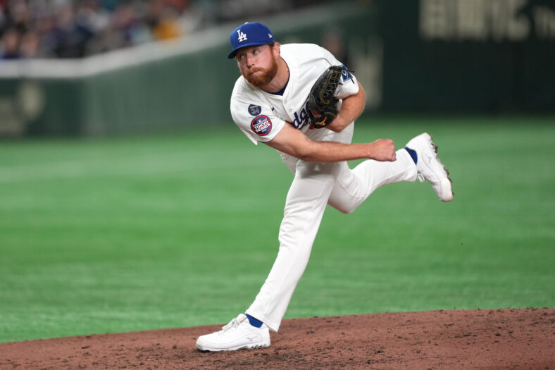 Los Angeles Dodgers Look To 3.0 ERA Depth Starter for Padres Clash Amid Pitching Chaos 3 MLB: Spring Training-Los Angeles Dodgers at Hanshin Tigers