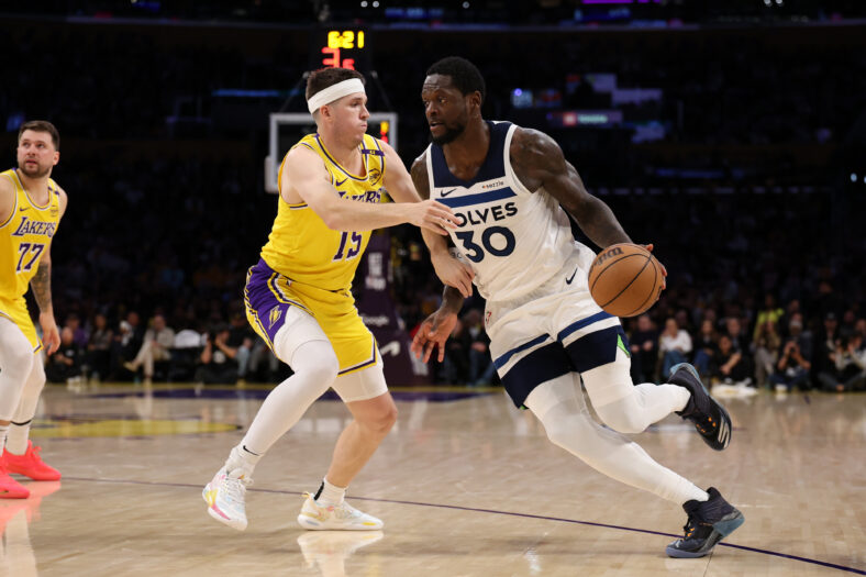 Austin Reaves on the Block? Lakers Playing Dangerous Game With Their Top Trade Chip 4 NBA: Playoffs-Minnesota Timberwolves at Los Angeles Lakers