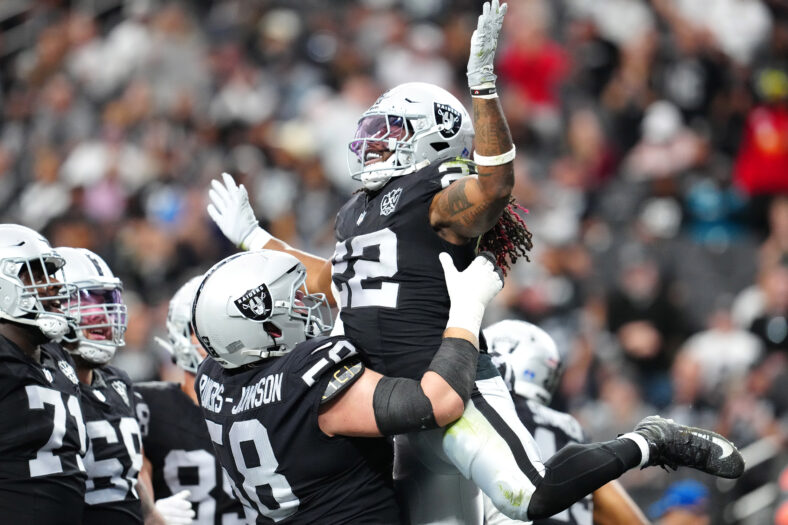 Las Vegas Raiders 2nd Rounder Officially Makes Big Position Switch 3 NFL: Jacksonville Jaguars at Las Vegas Raiders