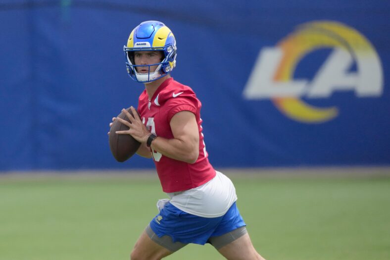 Los Angeles Rams Say Stetson Bennett Is 'Right On Track' After Taking Big Leap In Year 3 3 NFL: Los Angeles Rams OTA