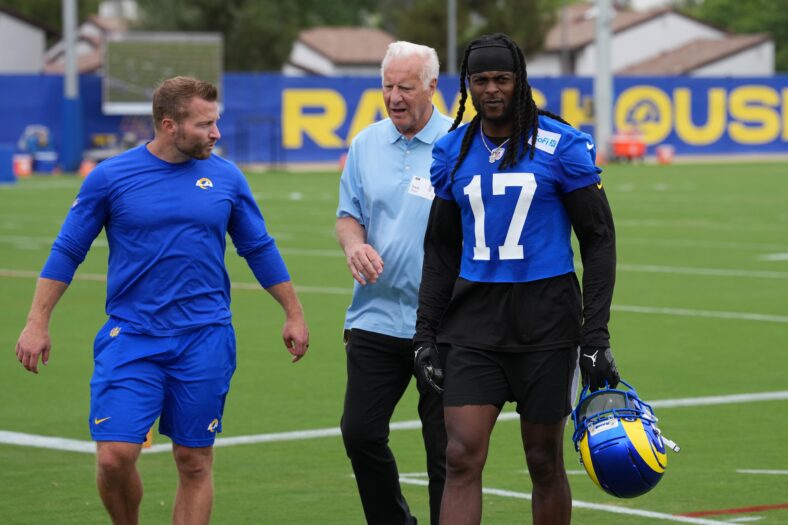 Sean McVay Breaks Silence on Los Angeles Rams’ Interest in Aaron Rodgers 4 NFL Los Angeles Rams OTA 26407807