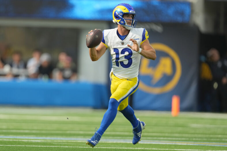 Los Angeles Rams Say Stetson Bennett Is 'Right On Track' After Taking Big Leap In Year 3 4 NFL: Los Angeles Rams at Los Angeles Chargers