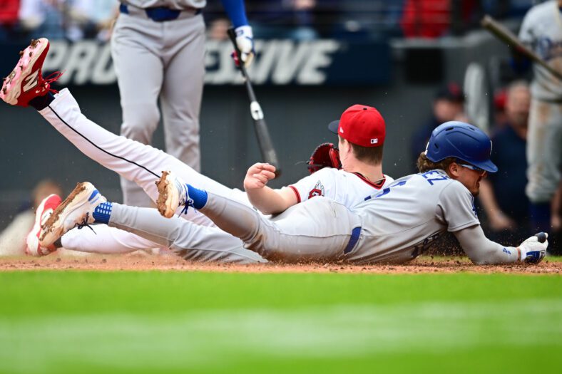 2 Dodgers Utilitymen Take Big Step Toward Returning from Injury 2 MLB: Los Angeles Dodgers at Cleveland Guardians