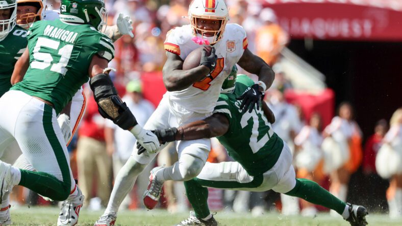 Should You Start Or Sit Bucaneers RB Bucky Irving In Fantasy Football? 1 NFL: New York Jets at Tampa Bay Buccaneers